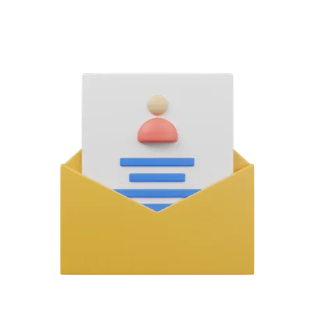 Hr Mail  3D Icon