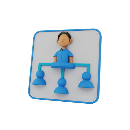 Hr Manager  3D Icon