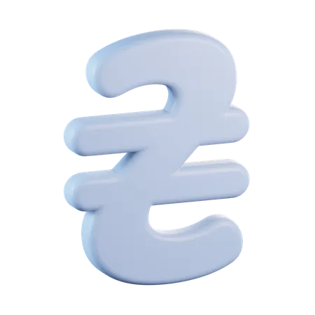 Monnaie hryvnia  3D Icon