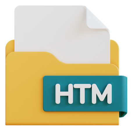 Htm File  3D Icon