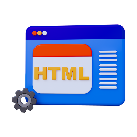 Html  3D Icon