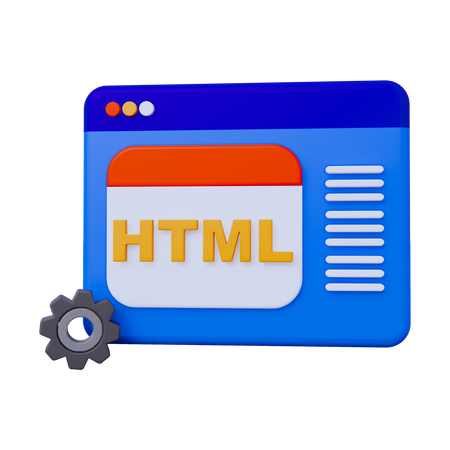 Html  3D Icon