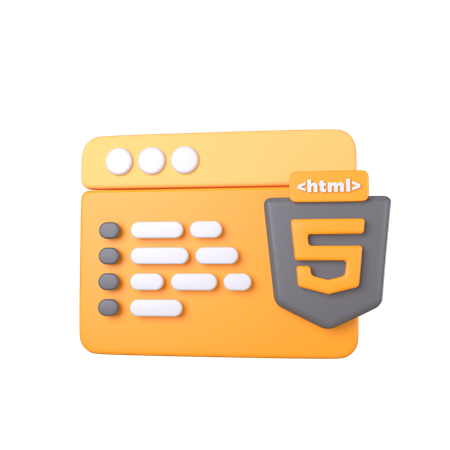 Html  3D Icon
