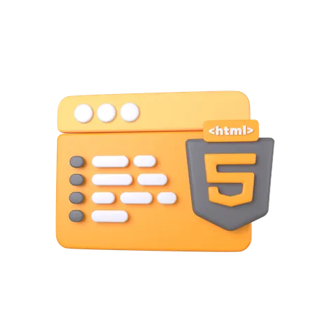 Html  3D Icon