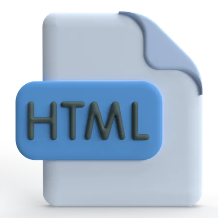 HTML  3D Icon