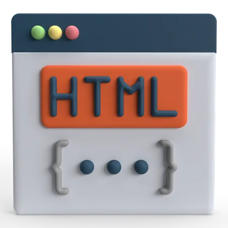 HTML  3D Icon