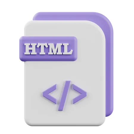 HTML  3D Icon