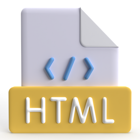 HTML  3D Icon