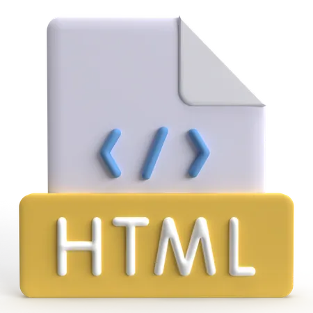 HTML  3D Icon