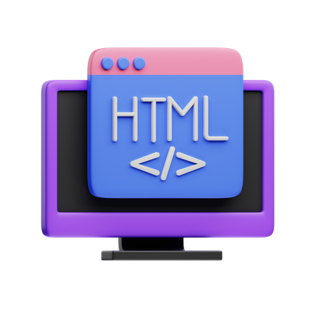 HTML  3D Icon