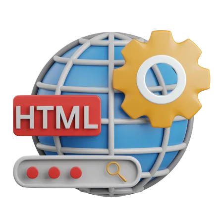 HTML  3D Icon