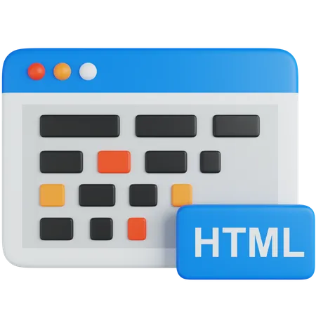 HTML  3D Icon