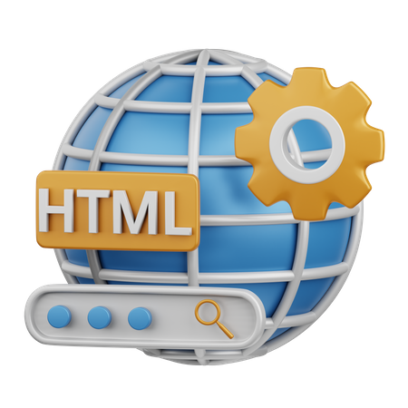 HTML  3D Icon