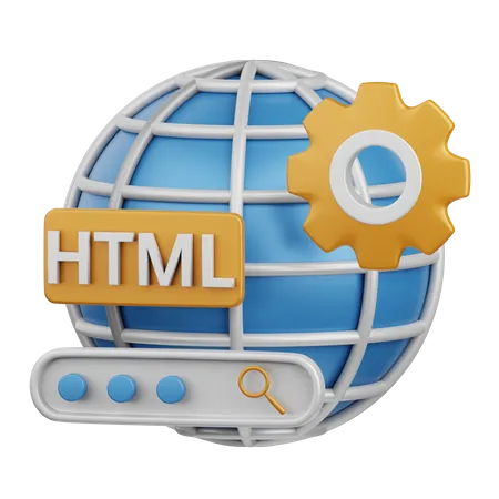 HTML  3D Icon