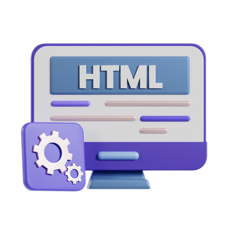 Html  3D Icon