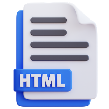 Html  3D Icon