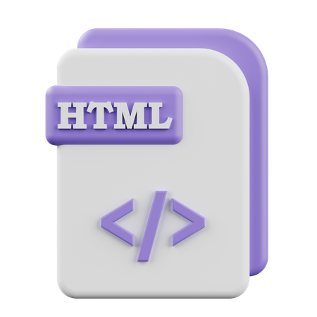 HTML  3D Icon