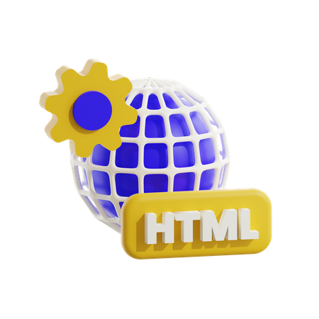 Html  3D Icon