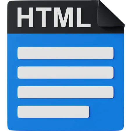 HTML  3D Icon