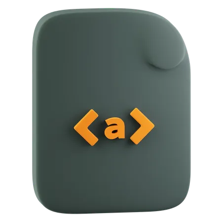 HTML-Ankerlink  3D Icon