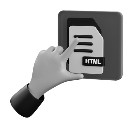 Movimiento de clic html  3D Icon