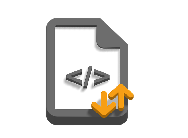 HTML code  3D Icon