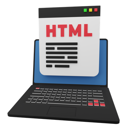 HTML-Codierung  3D Icon