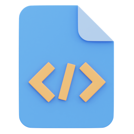 HTML-Datei  3D Icon