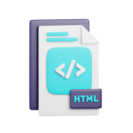 HTML-Datei  3D Icon