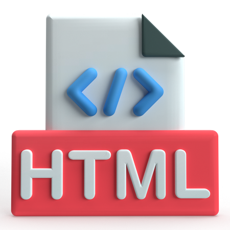 HTML-Datei  3D Icon