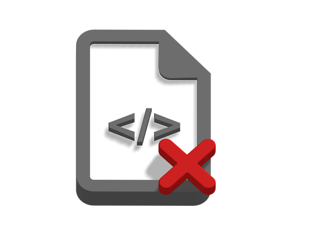 HTML error  3D Icon