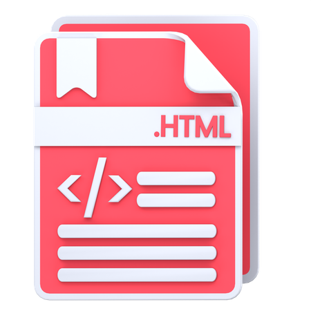 Html file  3D Icon