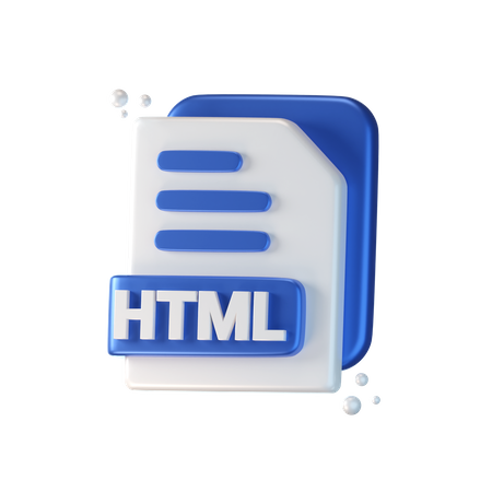 Html File 3D Icon