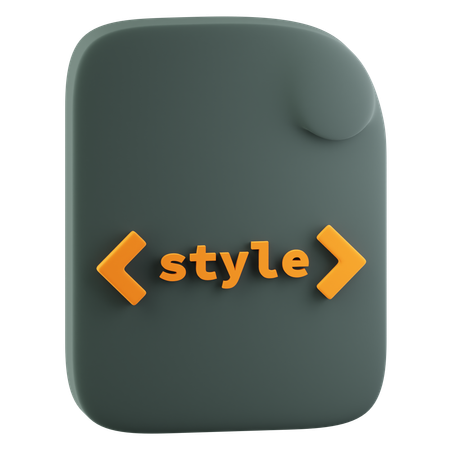 HTML Inline Style  3D Icon