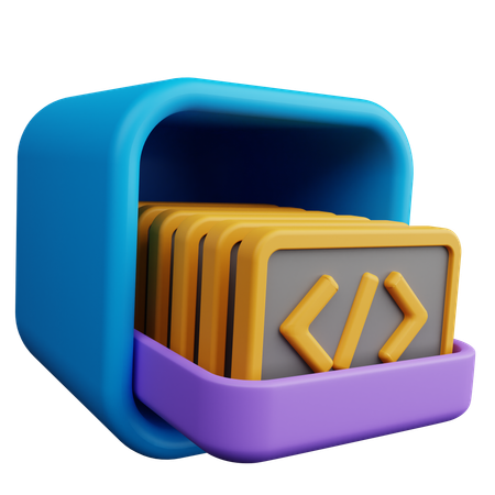 HTML Locker  3D Icon