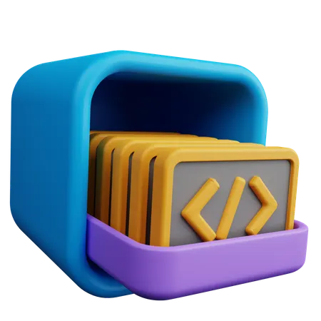 HTML Locker  3D Icon