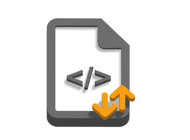 HTML Quelltext  3D Icon