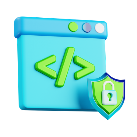 HTML-Schutz  3D Icon