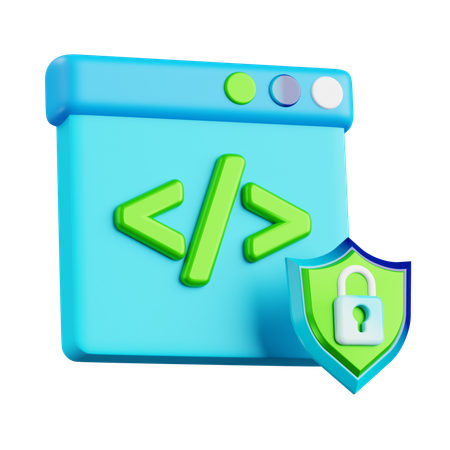 HTML-Schutz  3D Icon