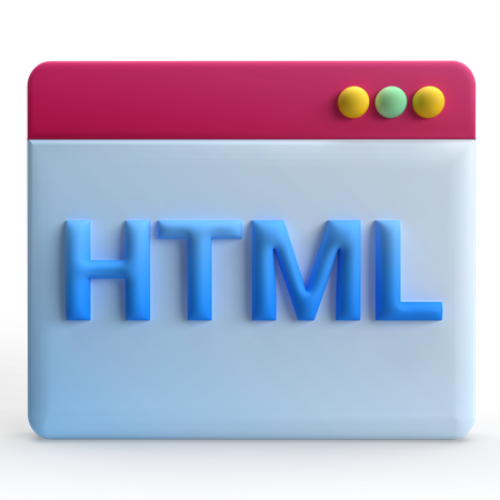 HTML-Seite  3D Icon