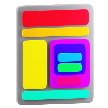 HTML Semantic  3D Icon