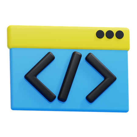 HTML TAG  3D Icon