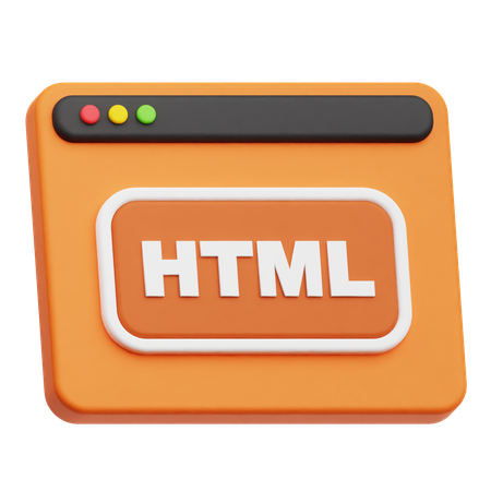 Html Website  3D Icon