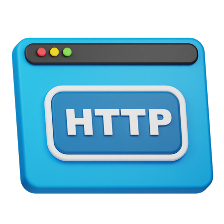 Http 웹사이트  3D Icon