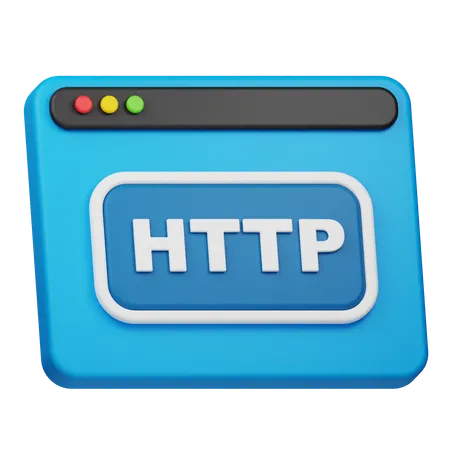 Http 웹사이트  3D Icon