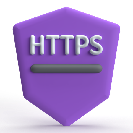HTTPS  3D Icon