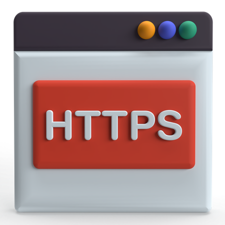 Https  3D Icon