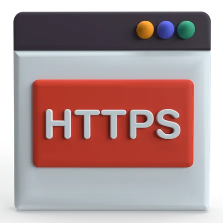 Https  3D Icon