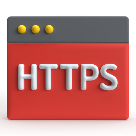 HTTPS  3D Icon