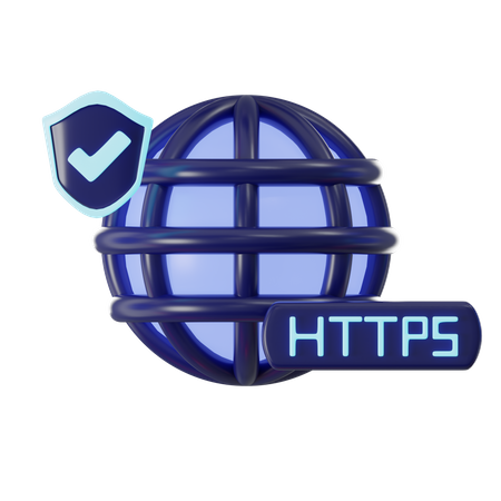 Https-Seite  3D Icon